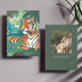 Invitation Baby shower de tigre peint