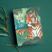 Invitation Baby shower de tigre peint