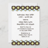 Invitation Baby shower de tigre pour les garçons (Dos)