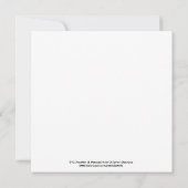 Invitation Baby shower de tournesol rose et jaune (Dos)