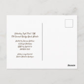 Invitation Baby shower de tournesol rustique | Fil (Dos)