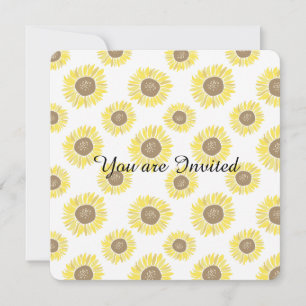Invitation Baby shower de tournesols