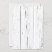 Invitation Baby shower de tournesols rustique geo ladybug or (Dos)