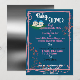 Invitation baby shower de Twin