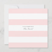 Invitation Baby shower de ver de livre (Dos)