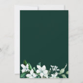 Invitation Baby shower de verdure botanique luxuri (Dos)