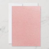 Invitation Baby shower de verdure fleurie de bois adorable (Dos)