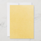 Invitation Baby shower de verdure fleurie de bois adorable (Dos)