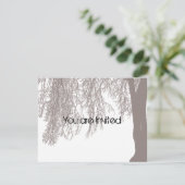 Invitation Baby shower de Weeping Willow (Debout devant)
