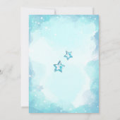 Invitation Baby shower de Winter Wonderland Boy (Dos)