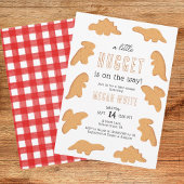 Invitation Baby shower Décontracté Little Nugget