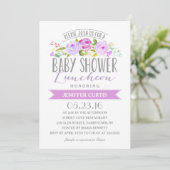 Invitation Baby shower déjeuner| Baby shower (Debout devant)