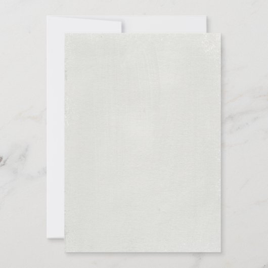 Invitation Baby shower d'éléphant d'hiver (Dos)