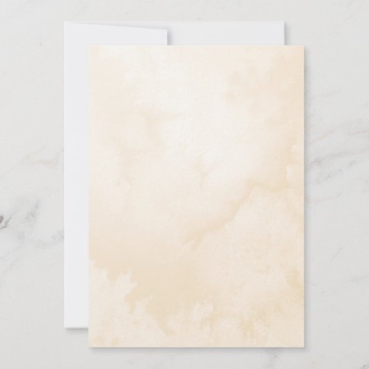 Invitation baby shower d'éléphant fleuri (Dos)