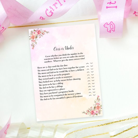 Invitation Baby shower d'éléphants au-dessus ou en dessous du