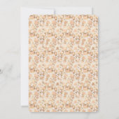 Invitation Baby shower d'Empreinte de léopard Chic Gold Blush (Dos)