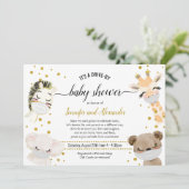 Invitation Baby shower d'entraînement (Debout devant)