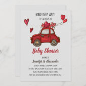 Invitation Baby shower d'entraînement (Devant / Derrière)