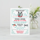 Invitation Baby shower Derby Horse Racing (Debout devant)