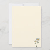 Invitation Baby shower des abeilles et maries (Dos)