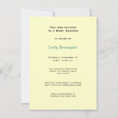 Invitation Baby shower des agneaux (Devant)