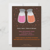 Invitation Baby shower des agrafeuses de sucre et d'épices (Dos)