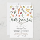 Invitation Baby shower des agriculteurs (Devant)