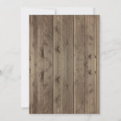 Invitation Baby shower des animaux de ferme de la  (Dos)