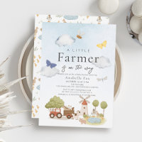 Baby shower des animaux de ferme des petits agricu