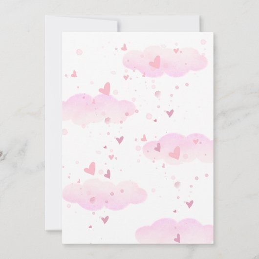 Invitation Baby shower des animaux de la jungle du ballon à a (Dos)