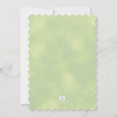 Invitation Baby shower des animaux forestiers (Dos)