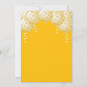 Invitation Baby shower des ballons de soleil Boho (Dos)