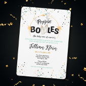 Invitation Baby shower des bouteilles de Poppin