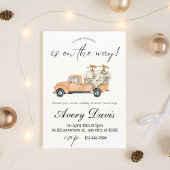 Invitation Baby shower des Citrouilles de la ferme