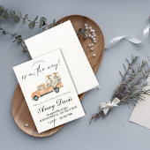 Invitation Baby shower des Citrouilles de la ferme