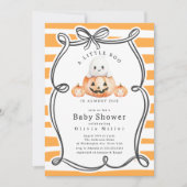 Invitation Baby shower des débuts pleins (Devant)