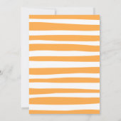 Invitation Baby shower des débuts pleins (Dos)