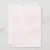 Invitation Baby shower des éléphants floraux (Dos)