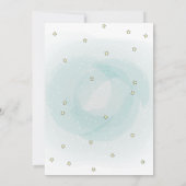 Invitation Baby shower des étoiles arc-en-ciel adorables (Dos)