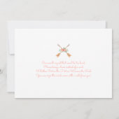 Invitation Baby shower des filles de Woodland (Dos)