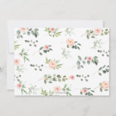 Invitation Baby shower des filles Koala Twin (Dos)