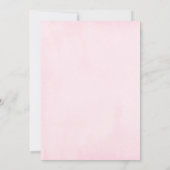 Invitation Baby shower des filles papillons rose et pourpre (Dos)