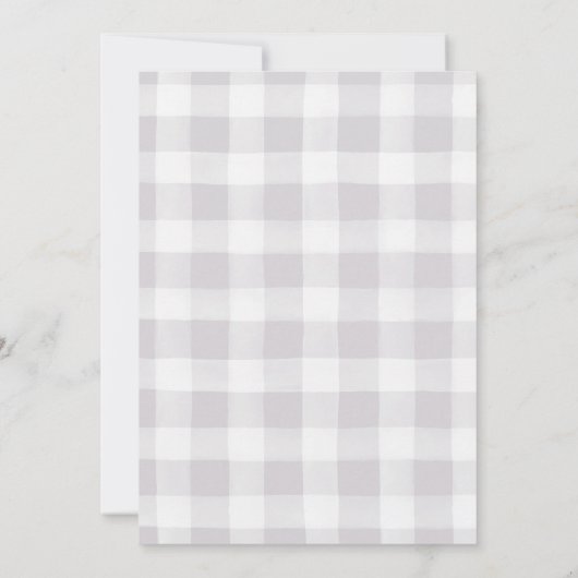 Invitation Baby shower des flèches ou des vaches de révélatio (Dos)