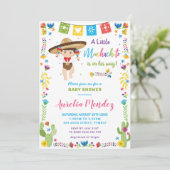 Invitation Baby shower des garçons Muchacho Muchachito au Mex (Debout devant)