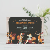 Invitation Baby shower des héros mythologiques (Debout devant)