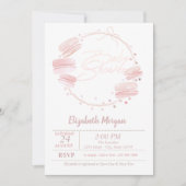 Invitation Baby shower des Macarons français (Devant)
