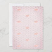 Invitation Baby shower des Macarons français (Dos)