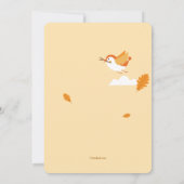 Invitation Baby shower des oiseaux nicheurs (Dos)