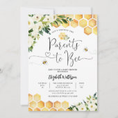 Invitation Baby shower des parents d'abeilles aux couples (Devant)