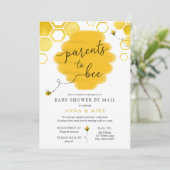 Invitation Baby shower des parents par courrier (Debout devant)
